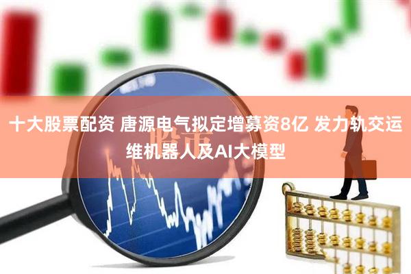十大股票配资 唐源电气拟定增募资8亿 发力轨交运维机器人及AI大模型